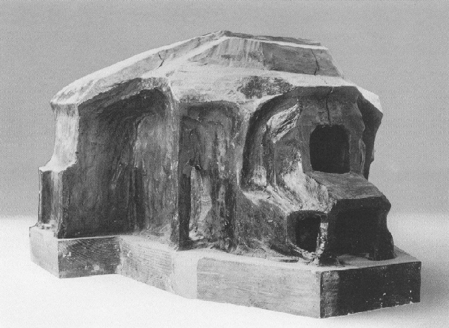 Figure 6: Model by Rudolf Steiner of the Second Goetheanum in 1924